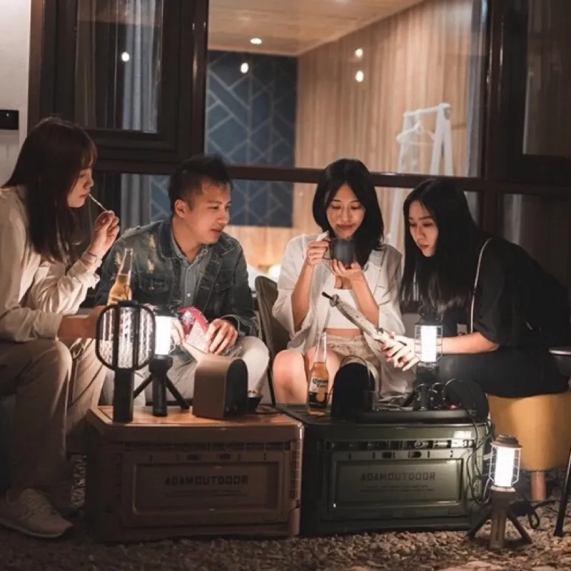ADAMOUTDOOR|戶外LED野戰工作燈〈軍綠/沙色/黑色〉ADCL-WK01「EcoCAMP│艾科戶外」