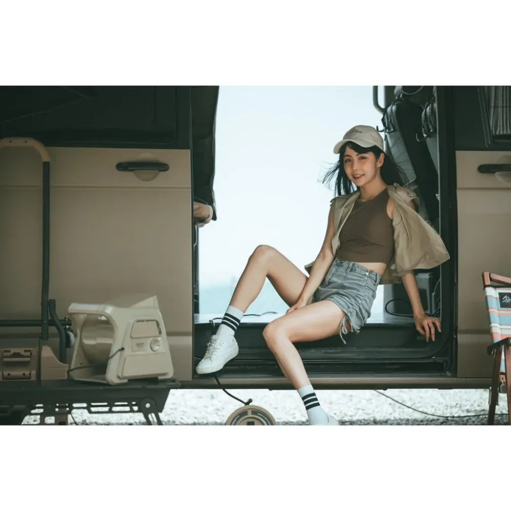 ADAMOUTDOOR |重裝渦輪扇 循環扇〈黑色、沙色、軍綠〉「EcoCAMP 艾科戶外」