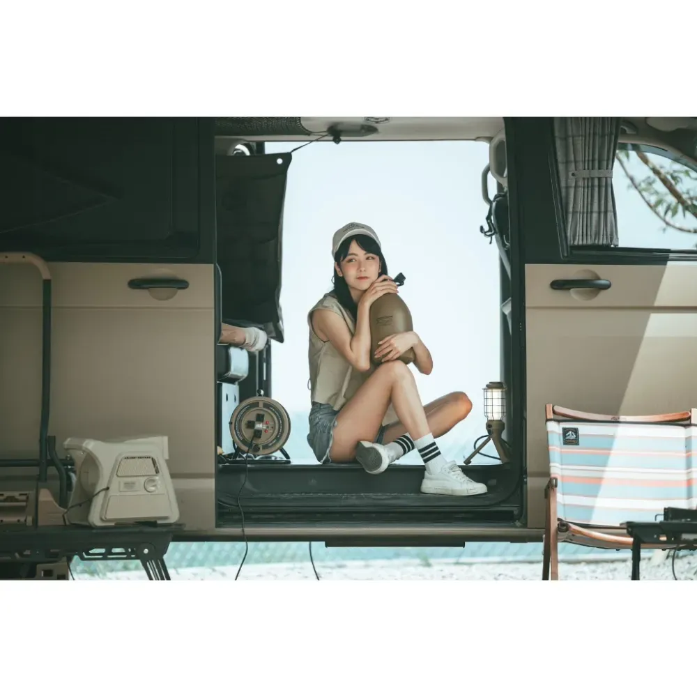 ADAMOUTDOOR |重裝渦輪扇 循環扇〈黑色、沙色、軍綠〉「EcoCAMP 艾科戶外」