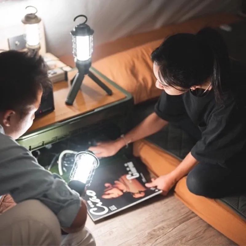 ADAMOUTDOOR|戶外LED野戰工作燈〈軍綠/沙色/黑色〉ADCL-WK01「EcoCAMP│艾科戶外」