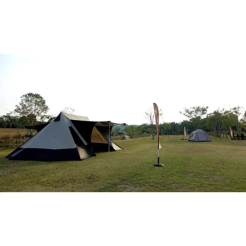 BIG LION威力屋 58雙峰帳〈卡其+深灰+銀膠〉《EcoCamp艾科戶外/中壢》