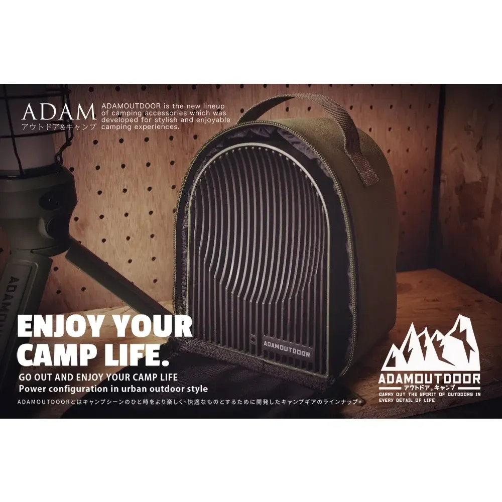 ADAMOUTDOOR|戶外陶瓷電暖爐 500W 電暖器 暖風機「EcoCAMP│艾科戶外」
