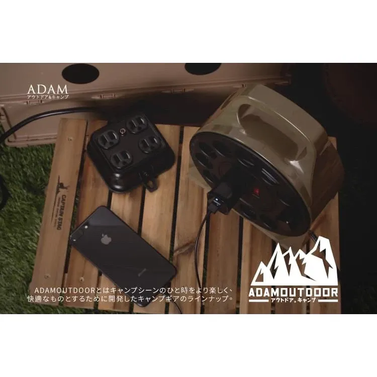 ADAMOUTDOOR｜多用途輪座式延長線12M、15M戶外專用動力線│台灣製造通過新版安規認證 EcoCAMP艾科戶外