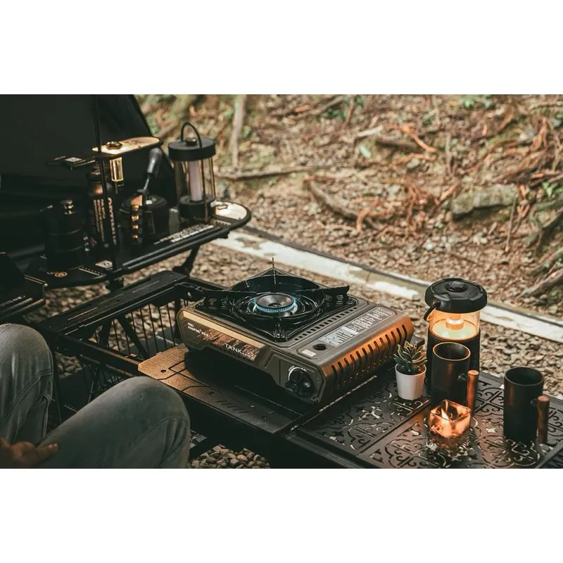 領航家PRO KAMPING TANK高功率瓦斯爐II代-軍綠色X-4000II「EcoCAMP艾科戶外」