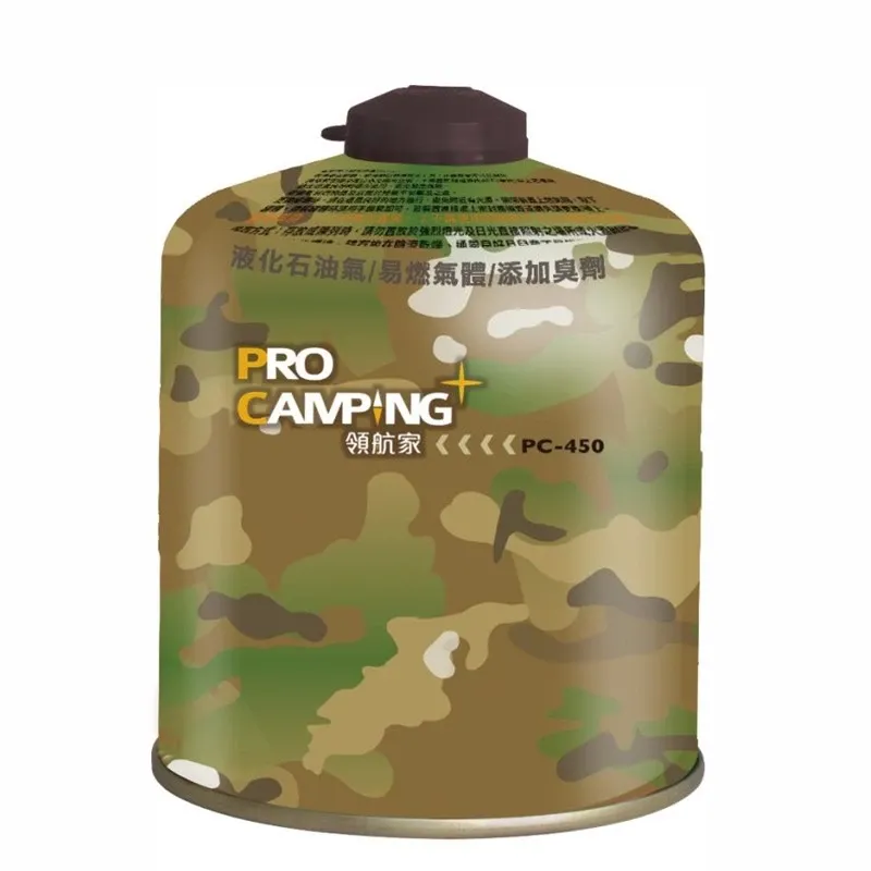 領航家Pro Kamping 高山瓦斯罐 450g〈PC-450〉《EcoCamp艾科露營戶外用品│中壢》