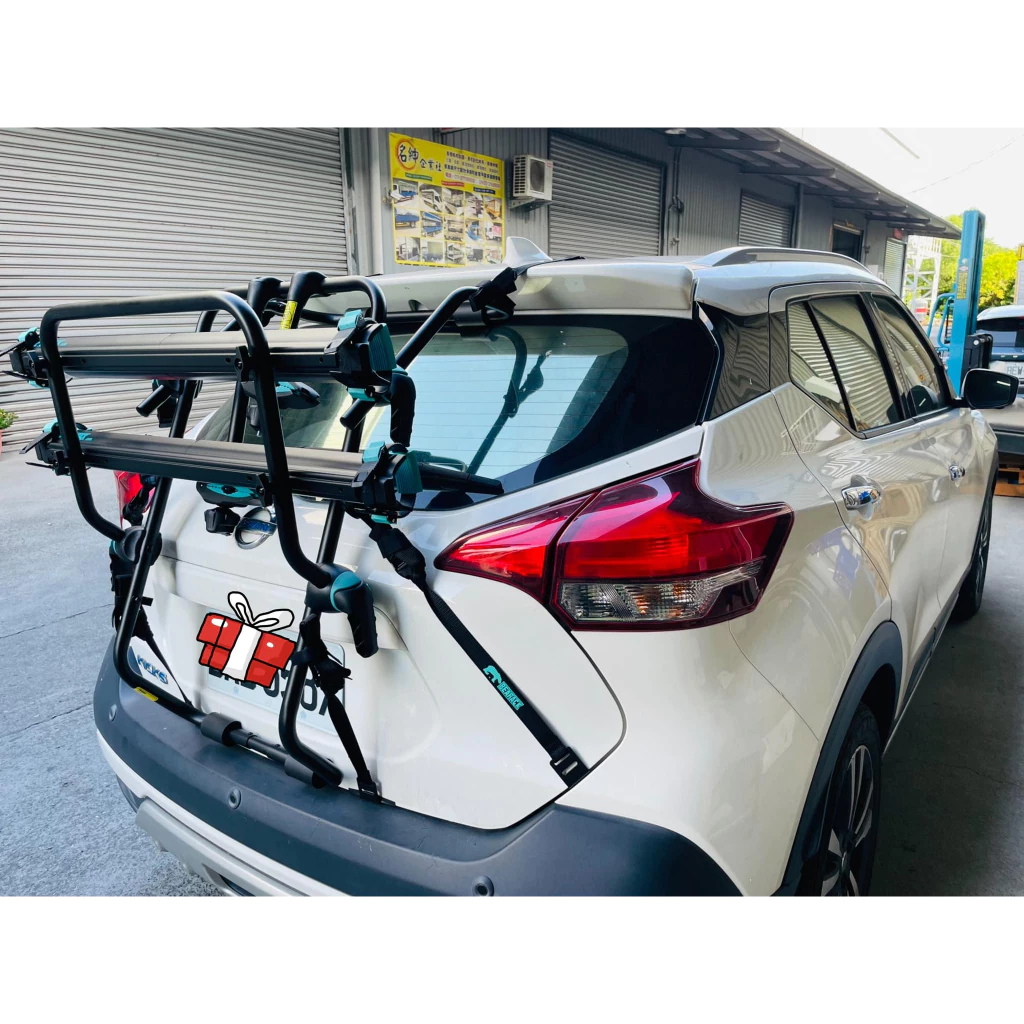 BearRACK 熊牌 後背滑槽式自行車架（附鎖）【綠色工場】BC-6315-2S 腳踏車架 繫車架 車頂架 行李架