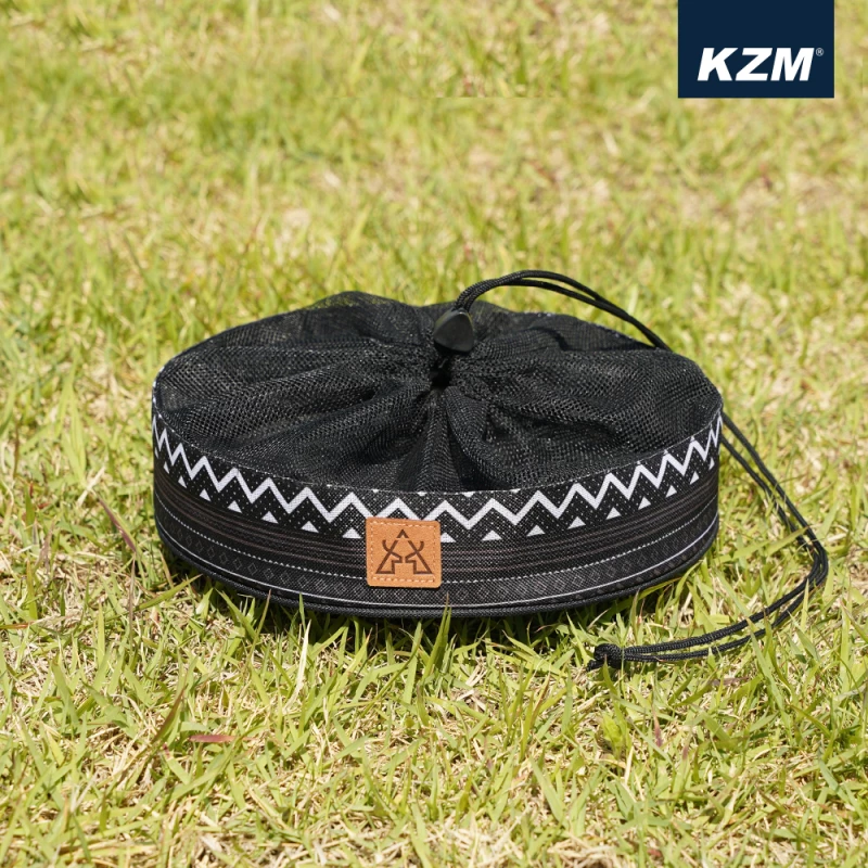 KAZMI KZM 彩繪民族風不鏽鋼碗盤組22P【綠色工場】 (K4T3K001) 露營餐盤 碗盤 可堆疊 露營餐具組