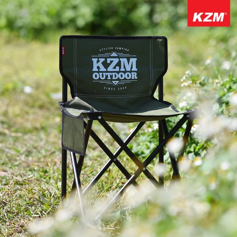 【綠色工場】KAZMI KZM 極簡時尚輕巧折疊椅-象牙白/ 經典黑/ 珊瑚粉/橄欖綠 休閒椅 童軍椅 兒童椅