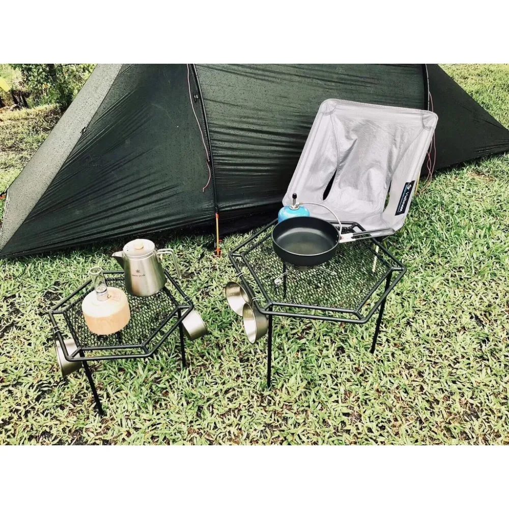 【綠色工場】鐵 鉄 Iron Work 六角鐵桌 M / L 露營桌組 鐵件 鑄鐵桌 鍛鐵桌 露營鐵桌 鑄鐵 鍛鐵 鐵桌