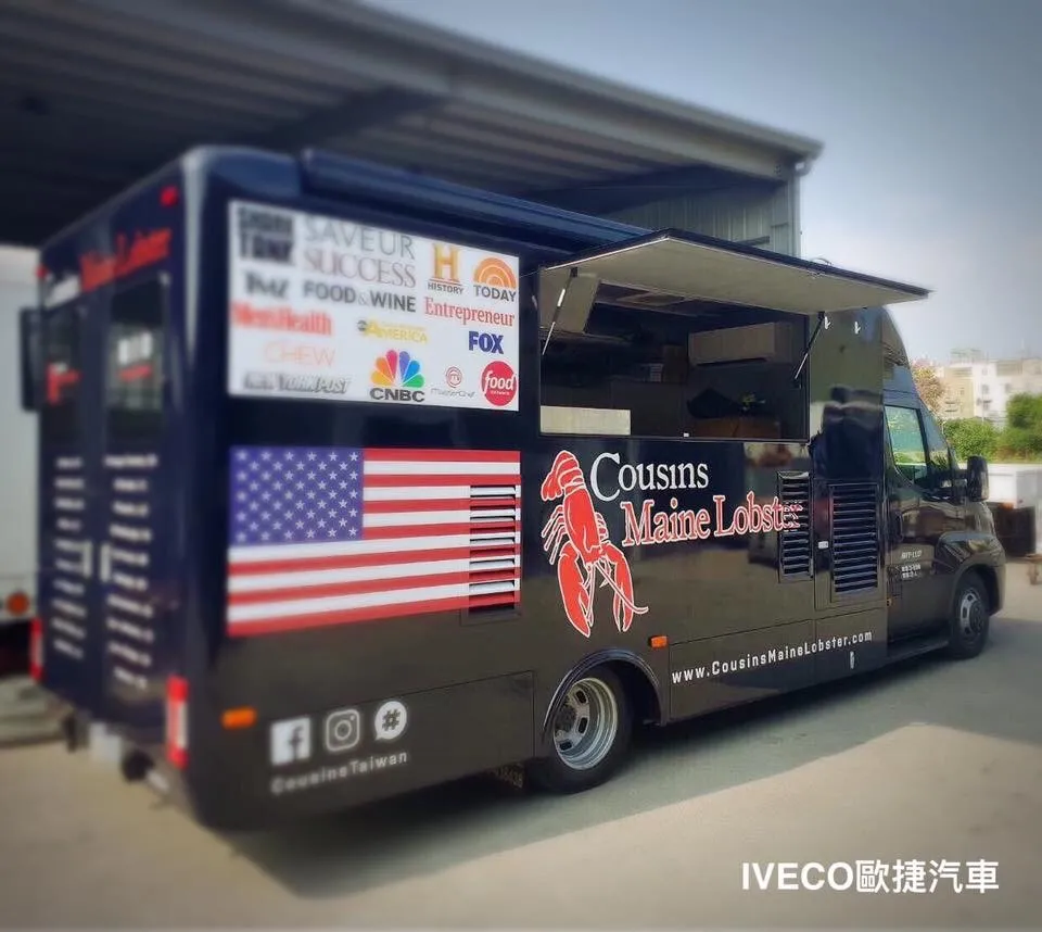 龍蝦漢堡餐車｜台中餐車改裝｜烏日區餐車改裝