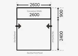 Dometic Club AIR Tour 260 DA 自立式充氣車邊帳｜露營客廳帳